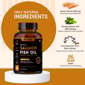 4 - Nirvasa Salmon Fish Oil Triple Strength,  60 softgels 