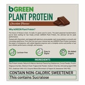 6 - bGREEN Plant Protein Pea Protein Isolate,  1.1 lb  Chocolate 