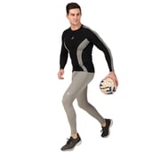 10 - Redesign Nylon Compression Pant,  Light Grey  Medium 