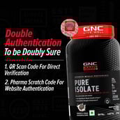 7 - GNC AMP Pure Isolate Powder,  2 lb  Cookies & Cream 