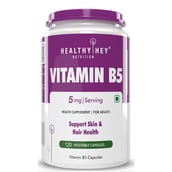 1 - HealthyHey Nutrition Vitamin B5,  Unflavoured  120 veggie capsule(s) 