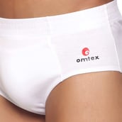7 - Omtex Sports Brief Cricket Special,  XS  White 