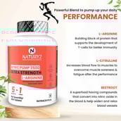 7 - Naturyz Nitric Oxide Pump 2500 L-Arginine,  60 tablet(s) 