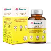 1 - Vaamveda Calcium+ with Vitamin D3 & K2,  60 tablet(s)  Unflavoured 