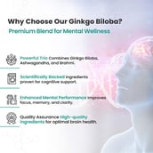 4 - Vaamveda Ginkgo Biloba+ with Brahmi & Ashwagandha,  60 tablet(s) 