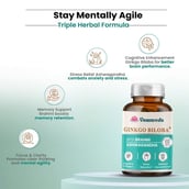 3 - Vaamveda Ginkgo Biloba+ with Brahmi & Ashwagandha,  60 tablet(s) 