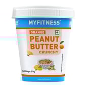 1 - Myfitness Orange Peanut Butter, 510 g Crunchy