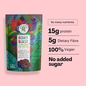 2 - Green Protein Flavoured Pea Protein, 1.1 lb Berry Blast