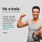 3 - HealthKart HK Vitals Triple Strength Fish Oil (46:38),  60 softgels 