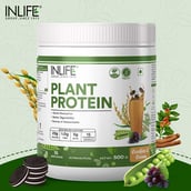 5 - INLIFE Vegan Plant Protein,  1.1 lb  Cookies & Cream 