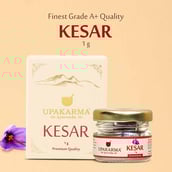 9 - Upakarma Ayurveda Premium Quality Kesar,  Natural  1 g 