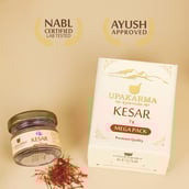 8 - Upakarma Ayurveda Premium Quality Kesar,  Natural  2 g 