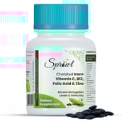 1 - Sprowt Chelated Iron + Vitamin C B12 Folic Acid & Zinc,  30 tablet(s) 