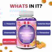 4 - Naturyz Melatonin,  50 gummies  Orange 