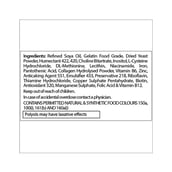 Ingredients - HealthViva Hair with Biotin,  Unflavoured  90 capsules 