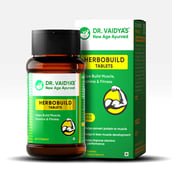 1 - Dr. Vaidya's Herbobuild,  60 tablets 
