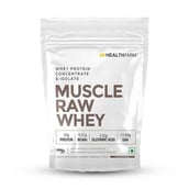 1 - Healthfarm Muscle Raw Whey,  1.98 lb  Unflavoured 