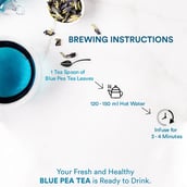 4 - The Tea Ark Blue Pea Tea, Spearmint - Pouch 50 g