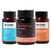 Healthkart HK Vitals Multivitamin, Fish Oil & Biotin 60 Tabs Combo