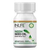 1 - INLIFE Neem Seed Oil (500 mg),  60 veggie capsule(s) 