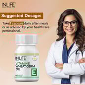 9 - INLIFE Vitamin E Wheat Germ Oil,  60 capsules 