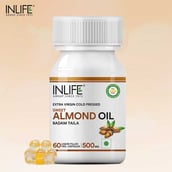 9 - INLIFE Almond Oil,  60 veggie capsule(s) 