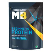 1 - MuscleBlaze Beginner's Protein, 2.2 lb Chocolate Jar Pack