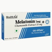 1 - HealthAid Melatonin 5mg + Chamomile Extract 35 mg, 30 tablet(s) Unflavoured