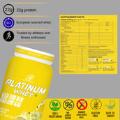 3 - Muscle Performance Platinum Whey,  2.2 lb  Kaju-Pista (Jar) 