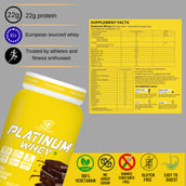 3 - Muscle Performance Platinum Whey,  2.2 lb  Irish Chocolate (Jar) 