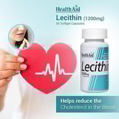 2 - HealthAid Lecithin (1200mg),  50 capsules 