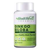 1 - Health Veda Organics Ginkgo Biloba,  60 capsules 