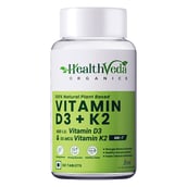1 - Health Veda Organics Vitamin D3+K2,  60 tablet(s)  Unflavoured 