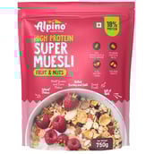 1 - Alpino Super Muesli,  750 g  Fruit & Nuts (Whole Grain Breakfast Cereal) 
