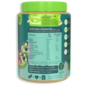 3 - Alpino Organic Natural Peanut Butter (Unsweetened) Pack of 2,  1 kg  Crunch 