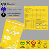 2 - Muscle Performance Platinum Whey, 2.2 lb Kaju-Pista
