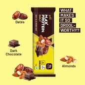 7 - RiteBite Max Protein Daily Bar (10g Protein), 6 bar(s) Date & Almond