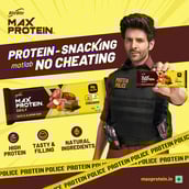 6 - RiteBite Max Protein Daily Bar (10g Protein), 6 bar(s) Date & Almond