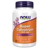 1 - Now Super Colostrum 500 mg,  90 veggie capsule(s) 