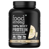 1 - Foodstrong 100% Whey Protein, 4 lb Malai Kulfi
