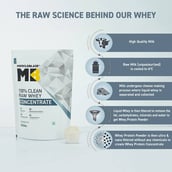 12 - MuscleBlaze Raw Whey Protein 80%, 2.2 lb Unflavoured