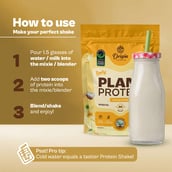 6 - Origin Nutrition Plant Protein,  1.75 lb  Creamy Vanilla 