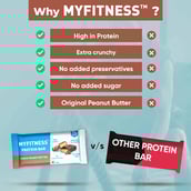 4 - Myfitness Protein Bar, 6 bar(s) Choco Peanut Butter