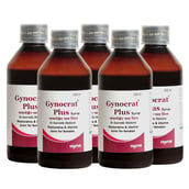 1 - Cratus Gynocrat Plus Syrup, 200 ml Unflavoured (Pack of 5)