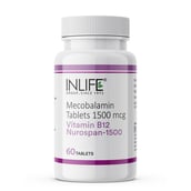 5 - INLIFE Vitamin B12 1500mcg,  60 tablet(s)  Unflavoured 
