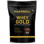 1 - Nakpro Whey Gold Protein Concentrate,  4.4 lb  Double Rich Chocolate 