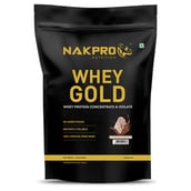 1 - Nakpro Whey Gold Protein Concentrate,  2.2 lb  Chocolate Cream 