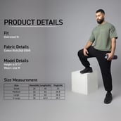 MuscleBlaze Carnage Jogger,  Black  Large