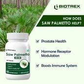 6 - Biotrex Saw Palmetto (300 mg),  60 capsules 