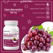 5 - Biotrex Resveratrol (500 mg),  60 capsules 